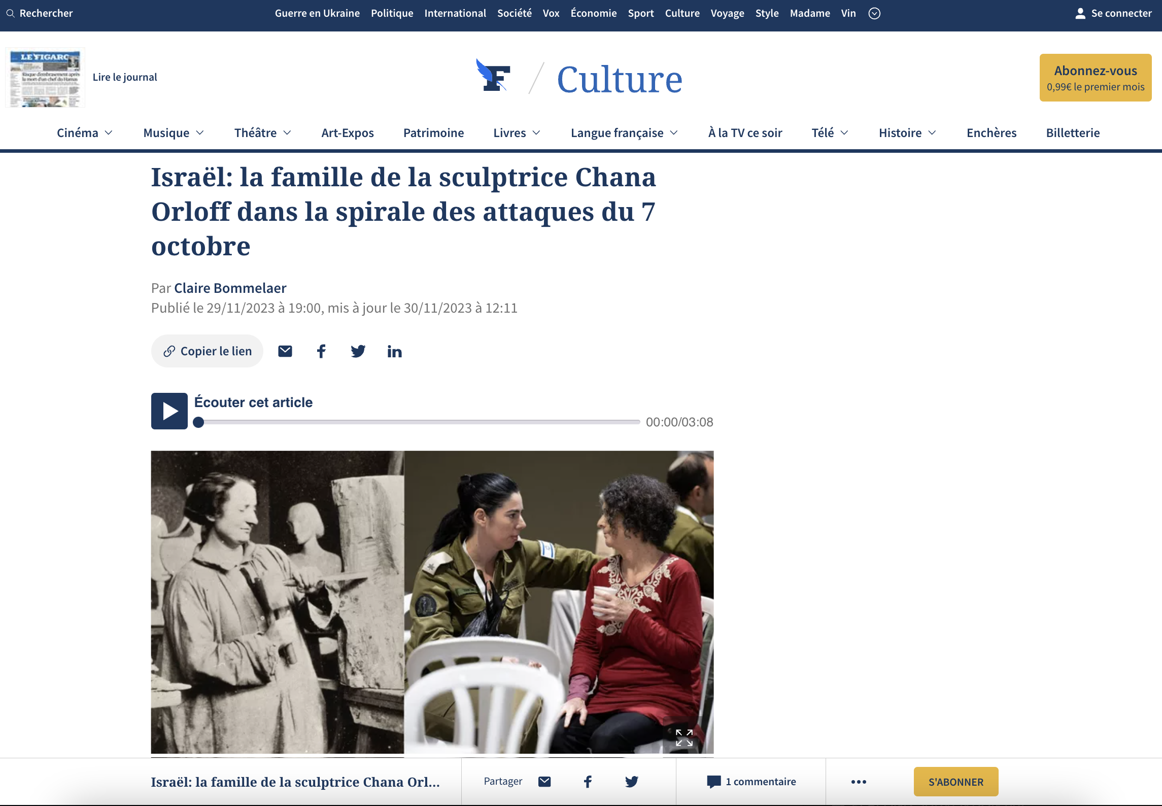 Le Figaro, le 29 novembre 2023